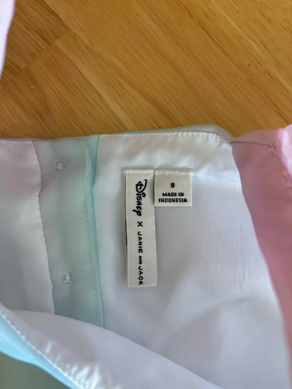 Janie and Jack x Disney x The Little Mermaid Organza Pearl Dress - size 8